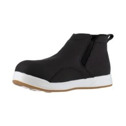 Reebok Boots: Women's RB256 Black White Composite Toe High Top EH Work Boot 10 Reebok Boots: Women's RB256 Black White Composite Toe High Top EH Work Boot -Overlook Boots shop reebok rb256 ever road 3.0 dmx work 03edit