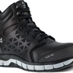 Reebok Boots Women's RB467 Black Sublite Cushion EH Alloy Toe Slip Resistant Work Boot -Overlook Boots shop reebok rb4607 467 expand