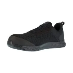 Reebok Boots Women's RB467 Black Sublite Cushion EH Alloy Toe Slip Resistant Work Boot