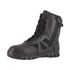 Reebok Boots: Men's RB8807 Black Duty Sublite EH Composite Toe Military Boot -Overlook Boots shop reebok rb8807 sublite cushion tactical 03