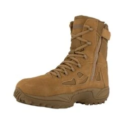 Reebok Boots: Men's RB8850 Tan Coyote Stealth EH Composite Toe Military Boot -Overlook Boots shop reebok rb8850 rb885 rapid response rb 03