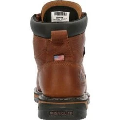 Rocky Boots: Men's RKK0362 Brown Ironclad USA Made Steel Toe Met Guard Waterproof Work Boot -Overlook Boots shop rkk0362 4 large