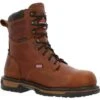 Rocky Boots: Men's RKK0363 Brown Ironclad 8 Inch USA Made Steel Toe Waterproof Work Boot 2 Rocky Boots: Men's RKK0363 Brown Ironclad 8 Inch USA Made Steel Toe Waterproof Work Boot -Overlook Boots shop rkk0363 large