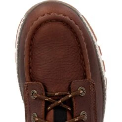 Rocky Boots: Men's RKK0434 Tobacco Soft Toe 6" Rebound Wedge Waterproof Work Boot -Overlook Boots shop rkk0434 birdseyeedit