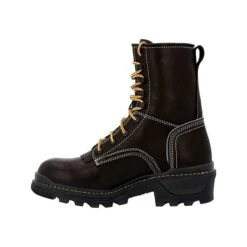Rocky Boots: Men's RKK0438 Black Soft Toe Rams Horn 9" Logger EH Work Boot 11 Rocky Boots: Men's RKK0438 Black Soft Toe Rams Horn 9" Logger EH Work Boot -Overlook Boots shop rkk0438 4edit
