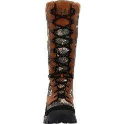 Rocky Boots: Men's RKS0616 Camo Brown Soft Toe Lynx 16" Waterproof Snake Boot -Overlook Boots shop rks0616 front