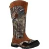 Rocky Boots: Men's RKS0617 Camo Brown Soft Toe Lynx 16" Waterproof Snake Pull On Boot 2 Rocky Boots: Men's RKS0617 Camo Brown Soft Toe Lynx 16" Waterproof Snake Pull On Boot -Overlook Boots shop rks0617