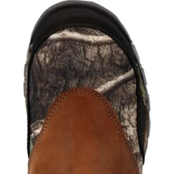 Rocky Boots: Men's RKS0617 Camo Brown Soft Toe Lynx 16" Waterproof Snake Pull On Boot -Overlook Boots shop rks0617 birdseye