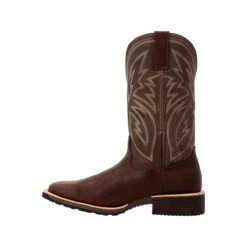 Rocky Boots: Men's RKW0405 Brown Soft Toe 12" Tall Oaks Western Pull On Boot 11 Rocky Boots: Men's RKW0405 Brown Soft Toe 12" Tall Oaks Western Pull On Boot -Overlook Boots shop rkw0405 4edit