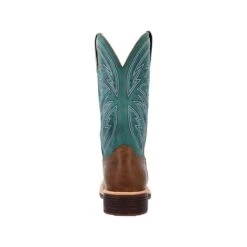 Rocky Boots: Men's RKW0406 Teal Soft Toe 12" Tall Oaks Western Pull On Boot 13 Rocky Boots: Men's RKW0406 Teal Soft Toe 12" Tall Oaks Western Pull On Boot -Overlook Boots shop rkw0406 1edit