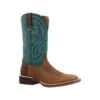 Rocky Boots: Men's RKW0406 Teal Soft Toe 12" Tall Oaks Western Pull On Boot -Overlook Boots shop rkw0406edit