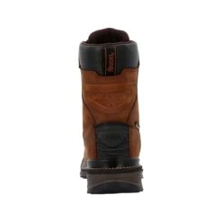 Rocky Boots: Men's RKW0407 Dark Brown Composite Square Toe Rams Horn Western Boot -Overlook Boots shop rkw0407 1edit