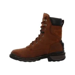 Rocky Boots: Men's RKW0407 Dark Brown Composite Square Toe Rams Horn Western Boot -Overlook Boots shop rkw0407 4edit