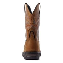 Ariat Boots: Men's 10031474 Distressed Brown WorkHog XT Waterproof Work Boot -Overlook Boots shop s20 mns work couto 10031474 heel