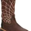 Justin Boots: Men's SE4835 Brown Ostrich Print Composite Square Toe Derrickman Cowboy Work Boots 2 Justin Boots: Men's SE4835 Brown Ostrich Print Composite Square Toe Derrickman Cowboy Work Boots -Overlook Boots shop se4835 1000x1000 1