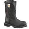 Carhartt Boots: Women's CWP1151 Black Waterproof Slip Resistant Wellington Work Boot -Overlook Boots shop sewbcmge scaled