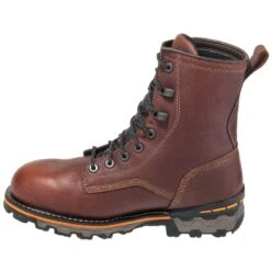 Timberland PRO Boots: Men's TB01113A 210 Brown Boondock 8" Waterproof Boots -Overlook Boots shop timberland 1113 i 01