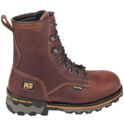 Timberland PRO Boots: Men's TB01113A 210 Brown Boondock 8" Waterproof Boots -Overlook Boots shop timberland 1113 o 01