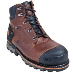 Timberland PRO Boots: Men's 92641 Boondock EH 6" Waterproof Composite Toe Insulated Boots -Overlook Boots shop timberland 92641 p 01