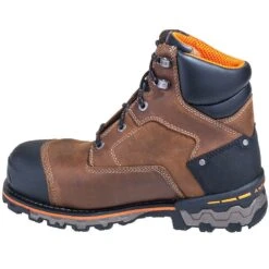 Timberland PRO Boots: Men's Brown 92673 Boondock 6" EH Waterproof Boots -Overlook Boots shop timberland 92673 i 01