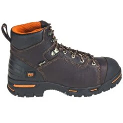 Timberland PRO Boots: Men's Endurance PR 52562 Brown 6" Steel Toe EH Boots -Overlook Boots shop timberland tb052562 o 01
