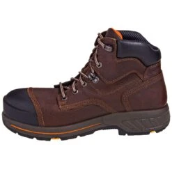 Timberland PRO Boots: Men's TB0A1I4H 214 Helix HD Brown 6-Inch Composite Toe Boots -Overlook Boots shop timberland tb0a1i4h214 i 01