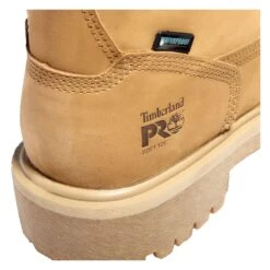 Timberland PRO Boots: Men's Waterproof Insulated 65030 6" Work Boots -Overlook Boots shop timberland 65030 back angle view 1