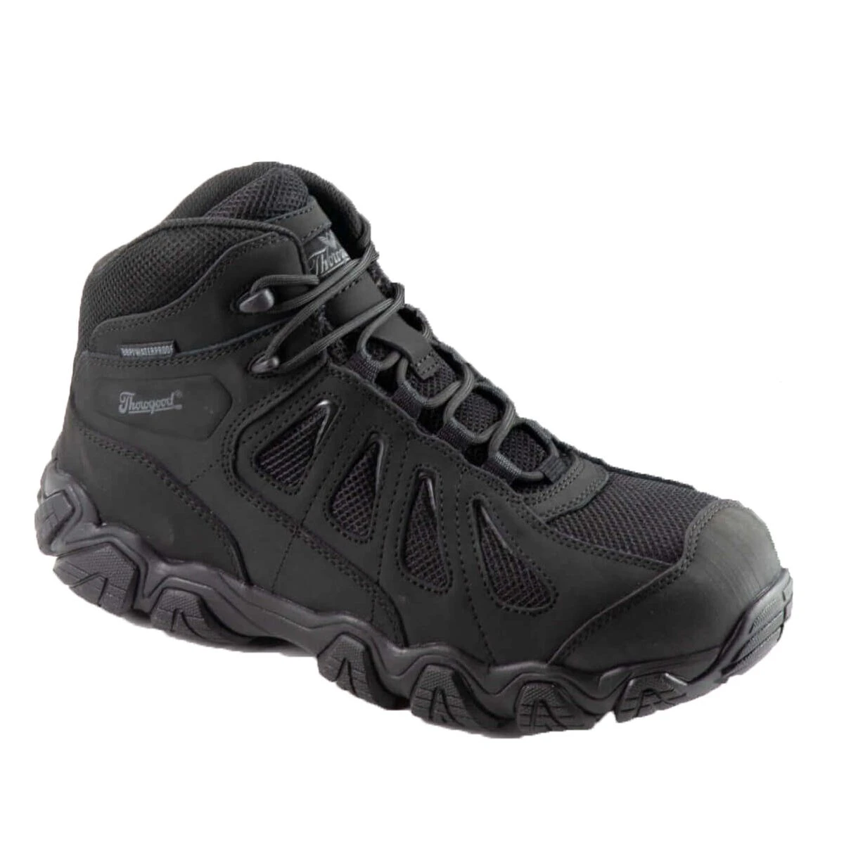 Thorogood Boots: Men's 804-6494 Black Crosstrex Composite Toe Hiker Work Boot 3 Thorogood Boots: Men's 804-6494 Black Crosstrex Composite Toe Hiker Work Boot