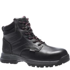 Wolverine Boots: Women's 10181 Black Piper Composite Toe Waterproof Work Boot -Overlook Boots shop w10181 91352.1441642999