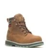 Wolverine Boots: Men's W230012 Sudan Brown Soft Toe Floorhand LX 6" Work Boot -Overlook Boots shop wbsm w231016 050222 s23 045 1