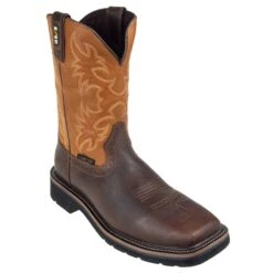 Justin Boots: Men's Actuator SE4300 ESD Composite Toe Work Boots -Overlook Boots shop wk4300 1