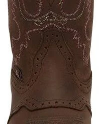 Justin Boots: Women's GY9980 Aged Bark With Diamond Cut Steel Toe Boots -Overlook Boots shop wkl9980 617x563 toe