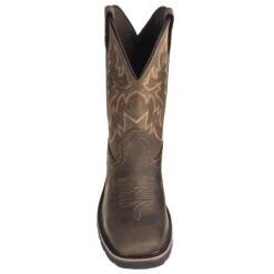 Wolverine Boots: Men's 10704 Dark Brown Rancher Slip Resistant Pull On Boots 11 Wolverine Boots: Men's 10704 Dark Brown Rancher Slip Resistant Pull On Boots -Overlook Boots shop wolverine 10702 f 01 1