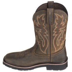 Wolverine Boots: Men's 10702 Steel Toe EH Pull On Rancher Boots 12 Wolverine Boots: Men's 10702 Steel Toe EH Pull On Rancher Boots -Overlook Boots shop wolverine 10702 i 01