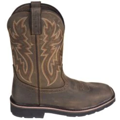 Wolverine Boots: Men's 10702 Steel Toe EH Pull On Rancher Boots 13 Wolverine Boots: Men's 10702 Steel Toe EH Pull On Rancher Boots -Overlook Boots shop wolverine 10702 o 01
