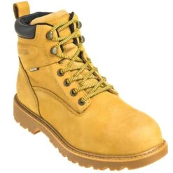 Wolverine Boots: Men's 10632 Waterproof Steel Toe EH 6-Inch Floorhand Boots -Overlook Boots shop wolverine w10632 p 01