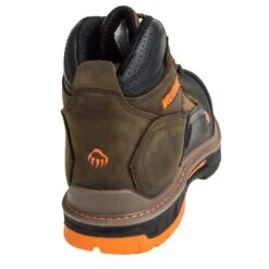 Wolverine Boots: Overpass CarbonMAX EH Men's W10717 Brown Mid Work Boots -Overlook Boots shop wolverine w10717 b 01
