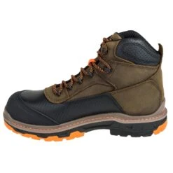 Wolverine Boots: Overpass CarbonMAX EH Men's W10717 Brown Mid Work Boots -Overlook Boots shop wolverine w10717 i 01
