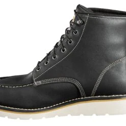 Carhartt Boots: Men's CMW6191 Black Waterproof Wedge Work Boot -Overlook Boots shop zyegukbq scaled